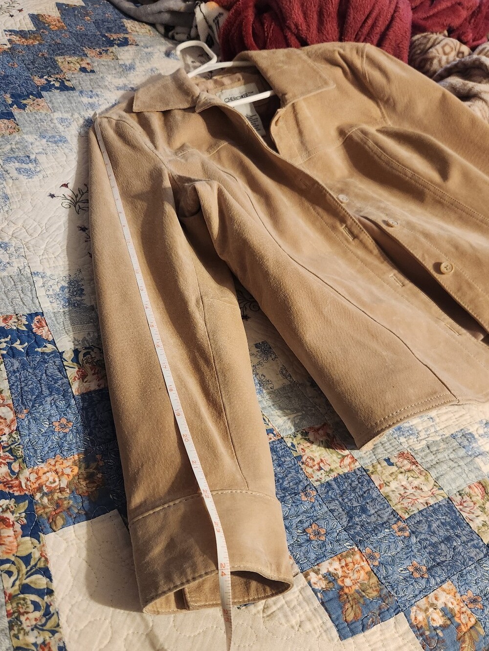 Cherokee Tan Suede Jacket - Picture 12 of 15